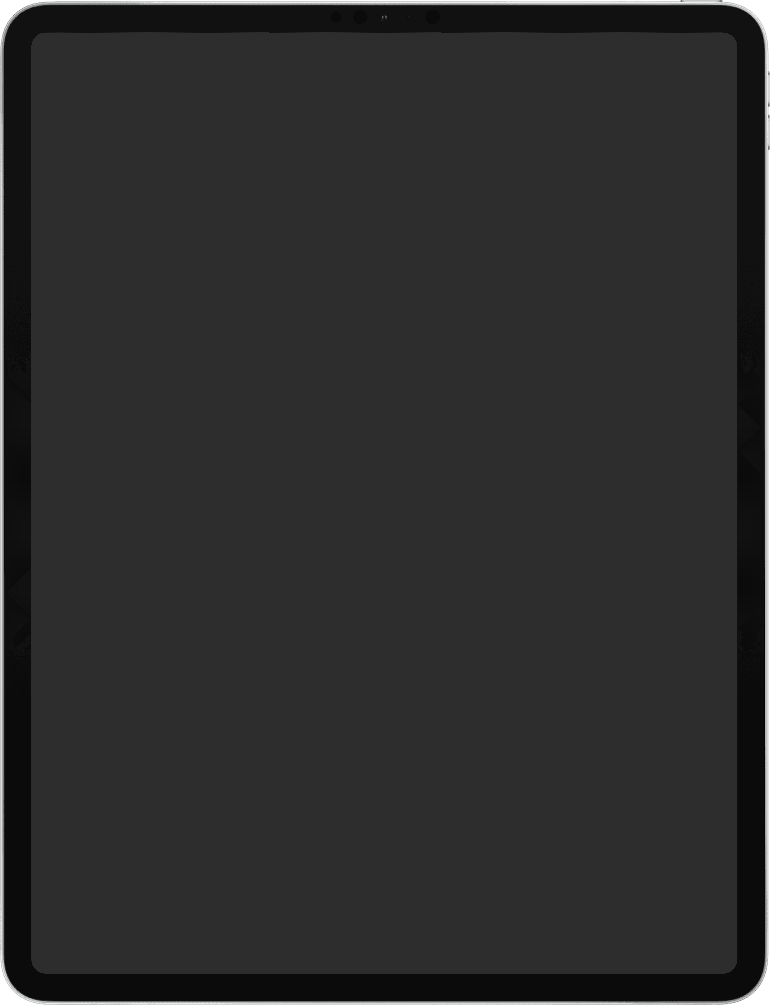 Mobile screen composed from system components