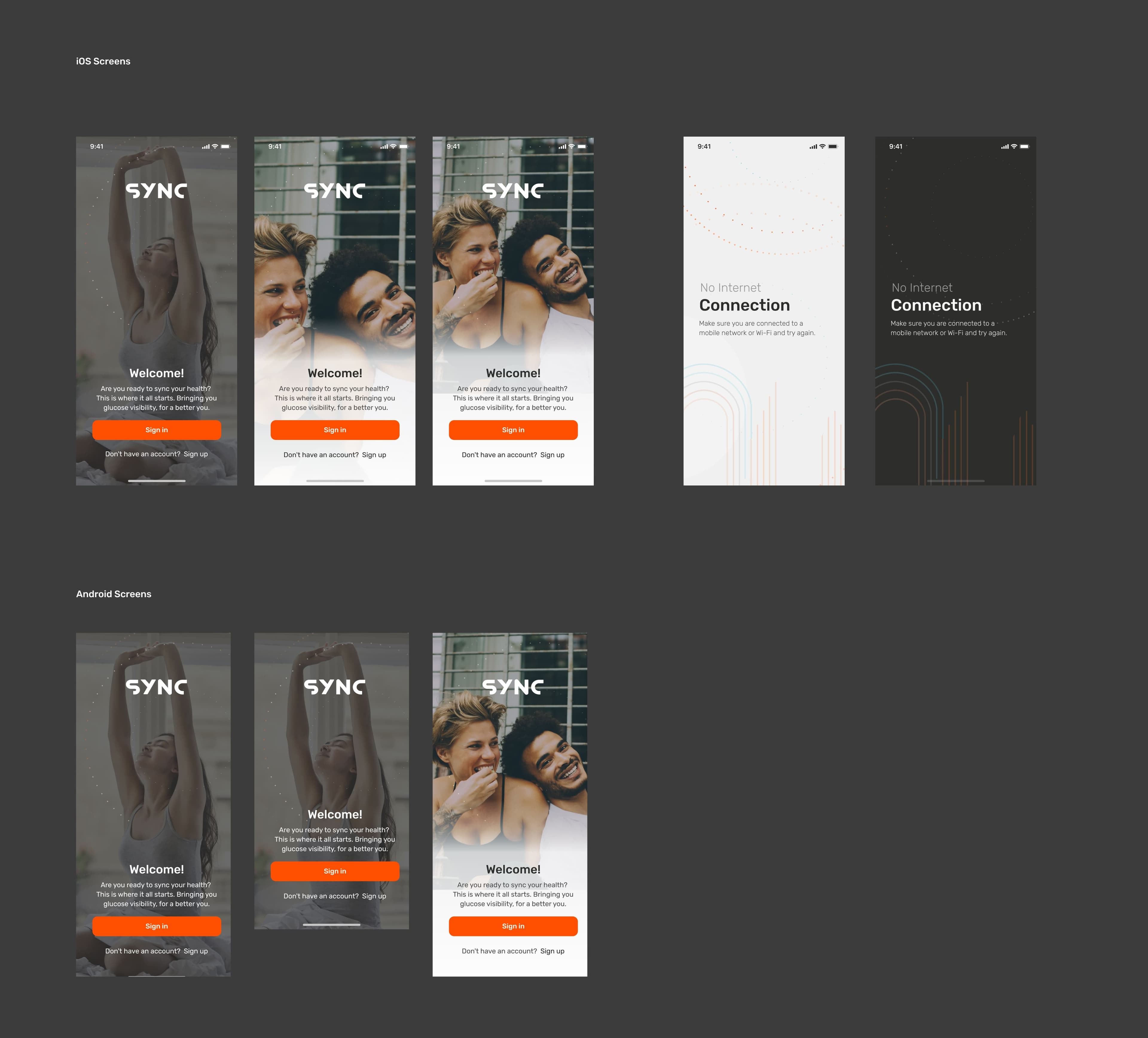 Sign-up flow with every error and edge state designed